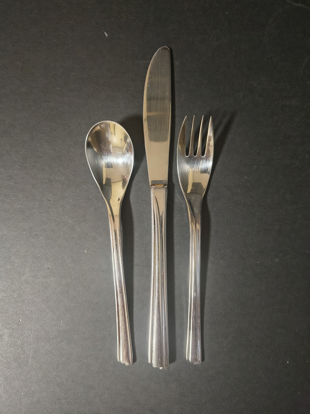 MIRO by Splendide 3 Piece Set Flatware made in Korea 18/8